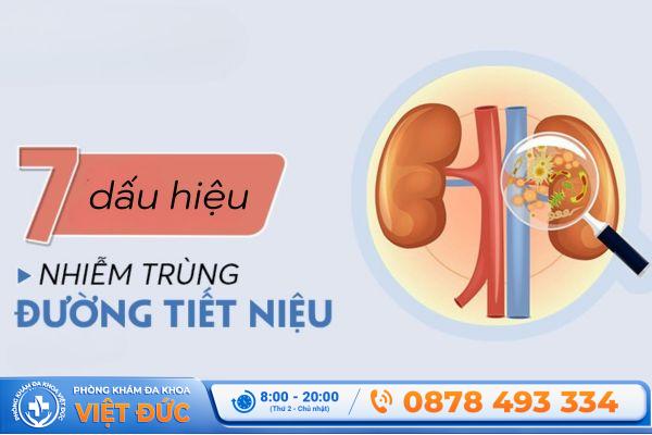 Phòng khám Việt Đức Bắc Ninh 4 Dấu hiệu sớm của nhiễm trùng đường tiểu nam
