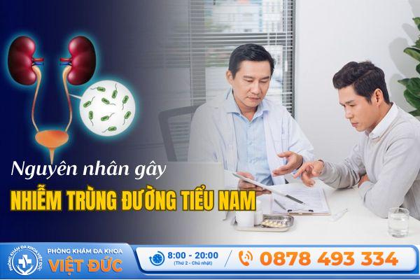 Nguyên nhân gây nhiễm trùng đường tiểu nam