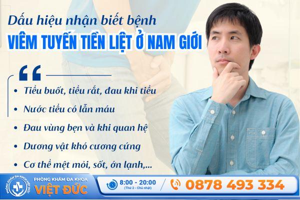 Nhận biết nhanh bệnh viêm tuyến tiền liệt mà nhiều nam giới gặp phải
