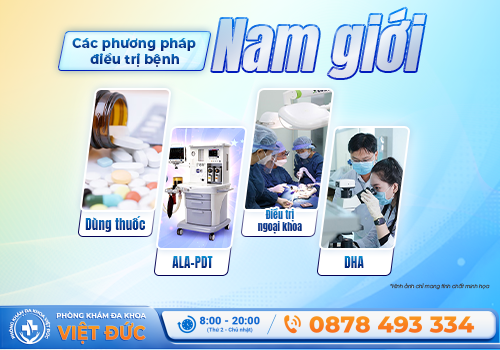 Phòng khám Việt Đức Bắc Ninh 36 Phương pháp điều trị các bệnh nam khoa hiện nay