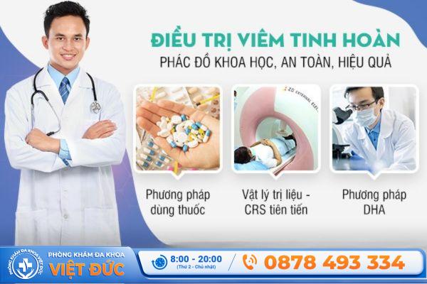 Phòng khám Việt Đức Bắc Ninh 26 Cách điều trị viêm tinh hoàn an toàn, hiệu quả chỉ sau 1 liệu trình