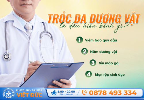 Tróc da dương vật là dấu hiệu bệnh gì?