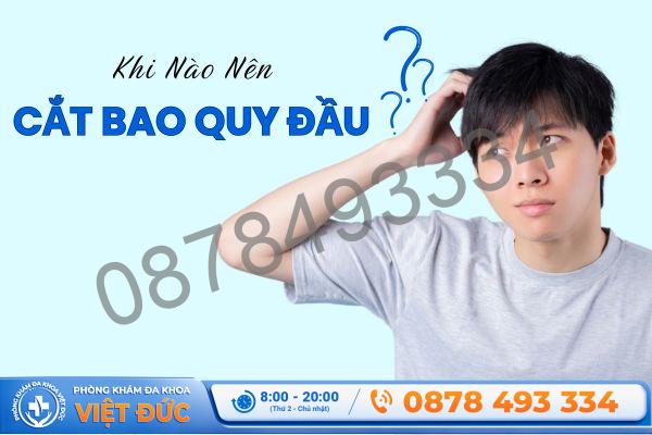 Khi nào nên cắt bao quy đầu?