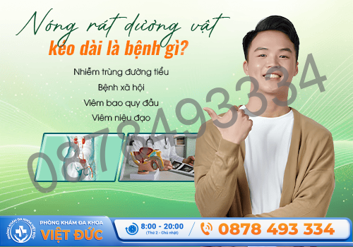 Nóng rát dương vật kéo dài là dấu hiệu bệnh gì?